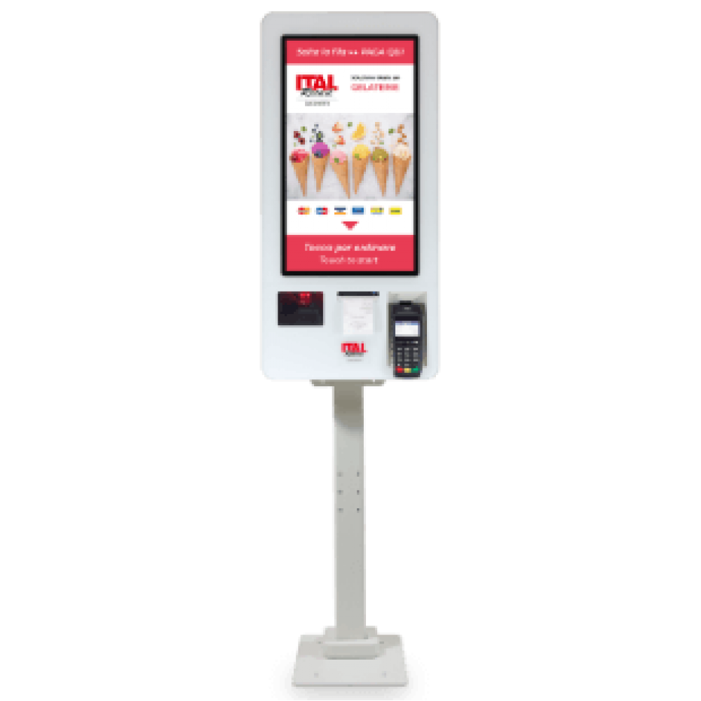 Totem Multimediale 27" Android: La Soluzione Self-Service Vincente